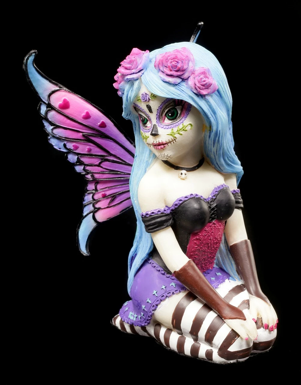 NEMESIS NOW Elfen Figur Azula - Sugar Skull Fairy 3 NEMESIS NOW Elfen Figur Azula - Sugar Skull Fairy