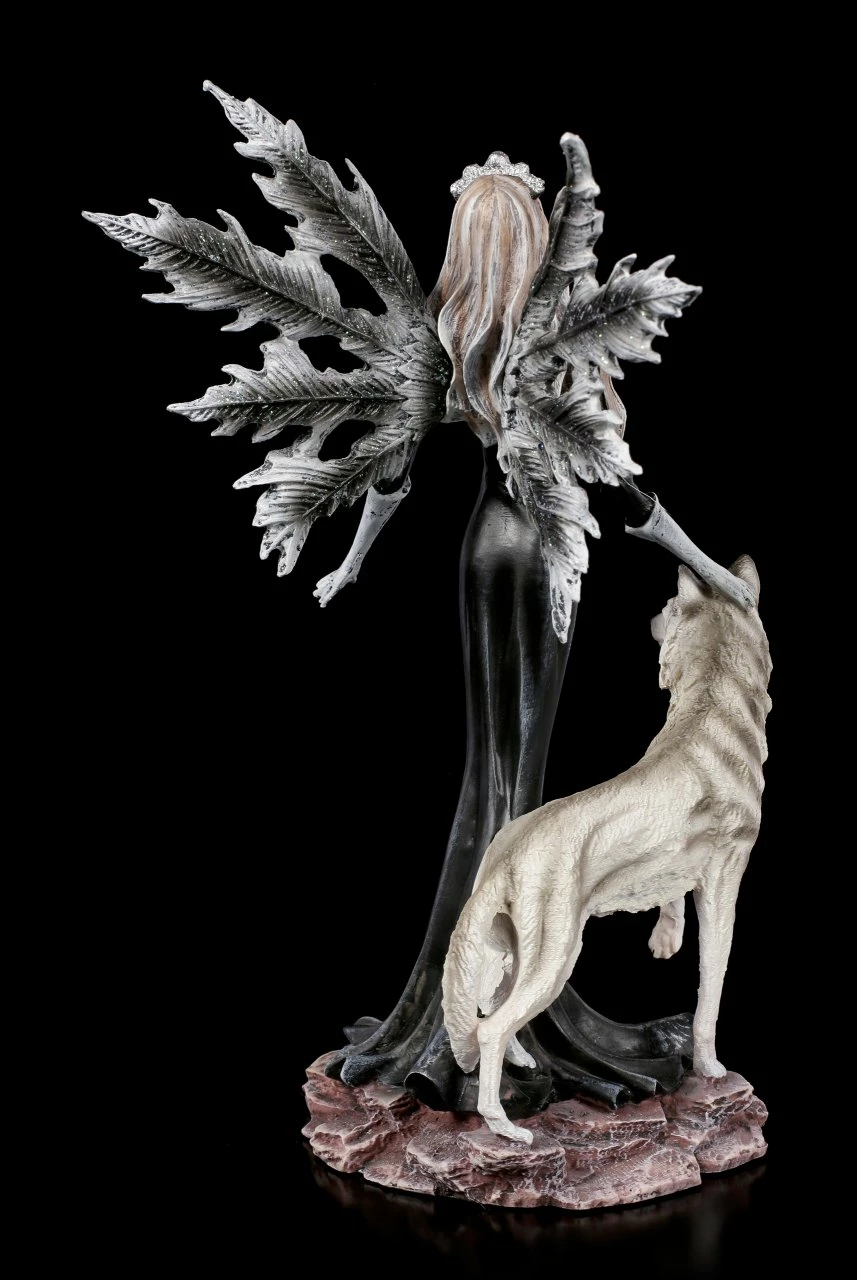 Elfen Figur - Dark Aura Mit Wolf 7 Elfen Figur - Dark Aura Mit Wolf – Bild 5