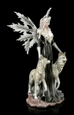 Elfen Figur - Dark Fairy Mit Wölfen -FIGUREN Verkäufe Elfen Figur Dark Fairy Mit Woelfen 4 1280x1280