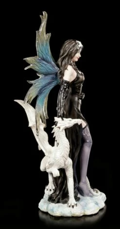 Elfen Figur - Isadra Mit Weißem Drachen -FIGUREN Verkäufe Elfen Figur Isadra Mit Weissen Drachen 2 1280x1280