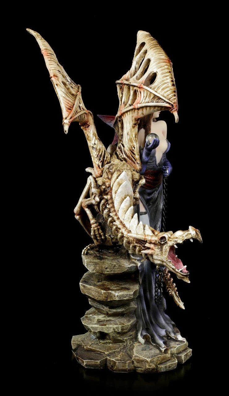 Dark Angel Figur - Larua Mit Skelett Drache 5 Dark Angel Figur - Larua Mit Skelett Drache – Bild 3