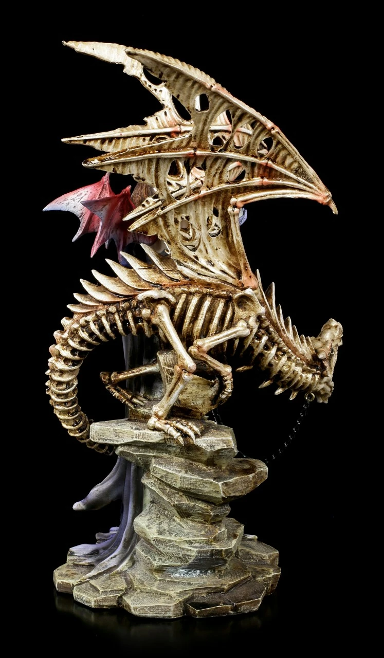 Dark Angel Figur - Larua Mit Skelett Drache 6 Dark Angel Figur - Larua Mit Skelett Drache – Bild 4