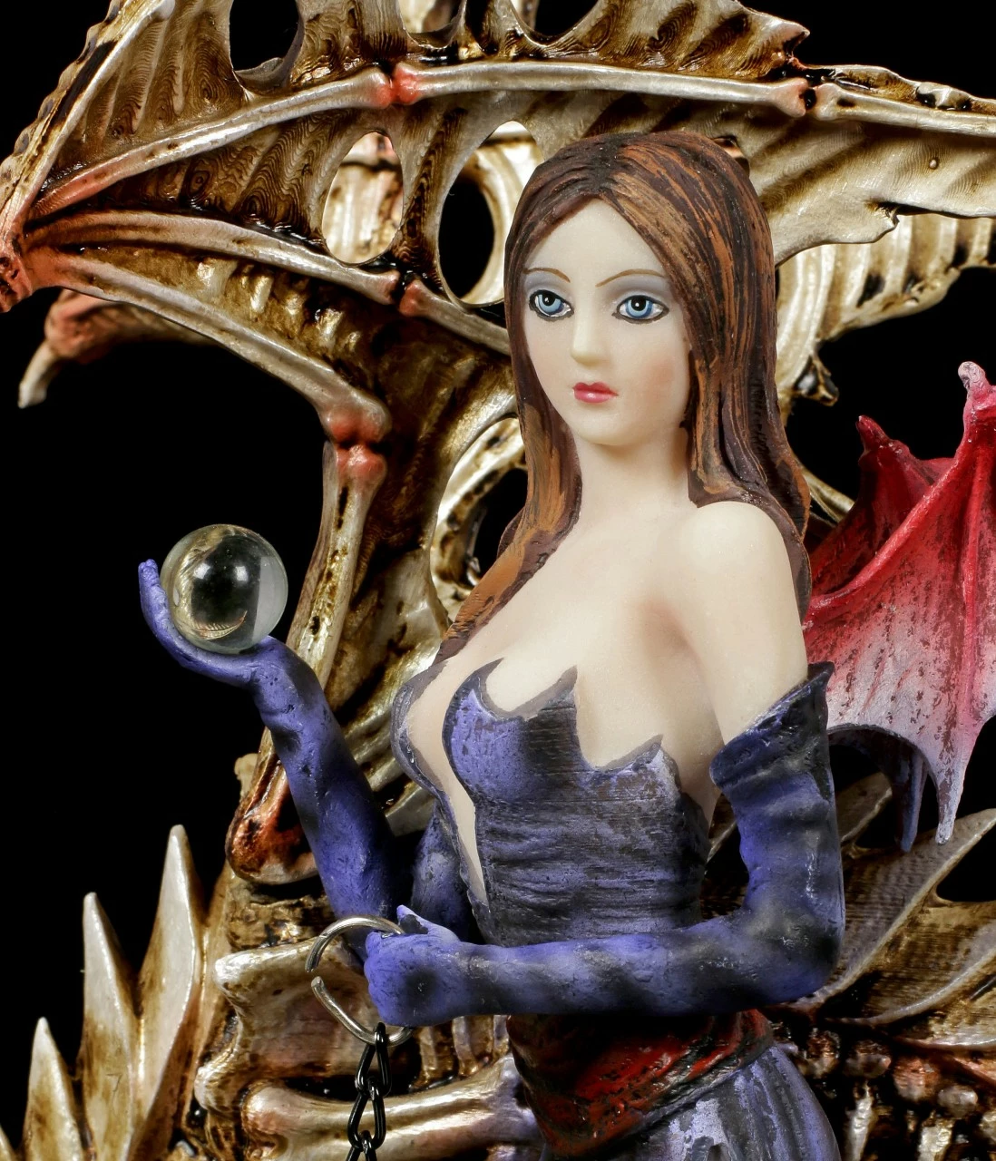 Dark Angel Figur - Larua Mit Skelett Drache 8 Dark Angel Figur - Larua Mit Skelett Drache – Bild 6