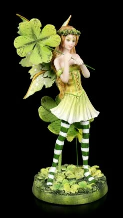 Elfen Figur - Tanja Mit Vierblättrigen Kleeblatt
