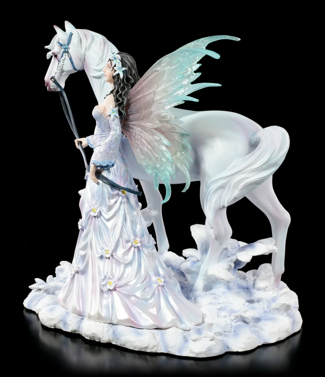 Elfen Figur Mit Pferd - Winter Wings By Nene Thomas 5 Elfen Figur Mit Pferd - Winter Wings By Nene Thomas – Bild 3