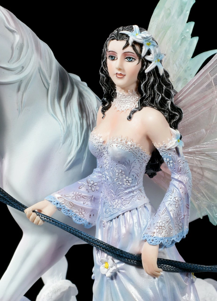 Elfen Figur Mit Pferd - Winter Wings By Nene Thomas 9 Elfen Figur Mit Pferd - Winter Wings By Nene Thomas – Bild 7