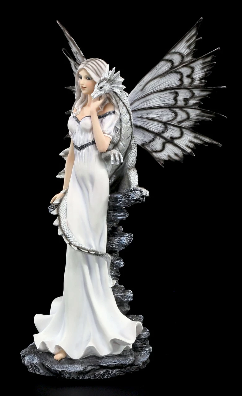 Große Elfen Figur Mit Drache - Avari 5 Große Elfen Figur Mit Drache - Avari – Bild 3