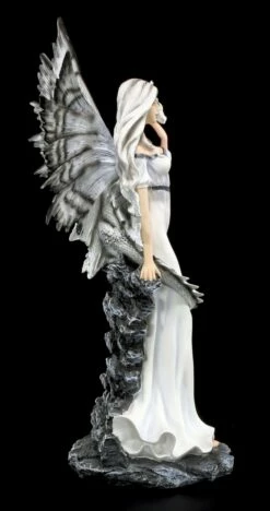 Große Elfen Figur Mit Drache - Avari 13 Große Elfen Figur Mit Drache - Avari -FIGUREN Verkäufe Elfenfigur weiss Drache Figur 4 1280x1280