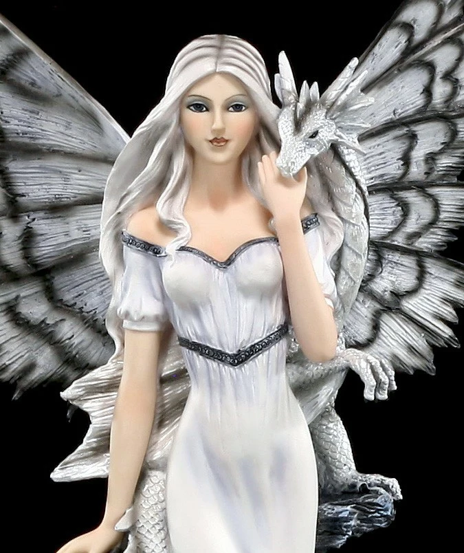 Große Elfen Figur Mit Drache - Avari 8 Große Elfen Figur Mit Drache - Avari – Bild 6