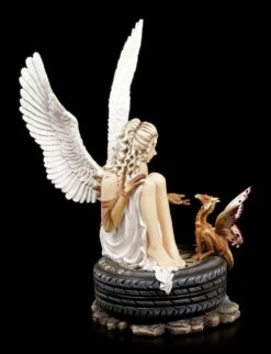 Engel Figur - Nienna Mit Drache Auf Autoreifen -FIGUREN Verkäufe Engel Autoreifen Drache 2580f5390ebc6d 1280x1280