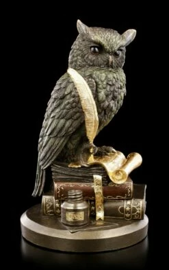 Eulen Figur Auf Büchern Mit Goldener Feder 11 Eulen Figur Auf Büchern Mit Goldener Feder -FIGUREN Verkäufe Eulen Figur Sitzend Auf Buechern Mit Goldener Feder 1 1280x1280