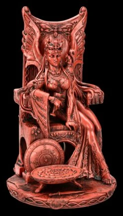 Keltische Göttin Figur - Queen Maeve - Rot