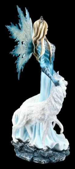 Große Elfen Figur - Kimama Mit Zwei Weißen Wölfen -FIGUREN Verkäufe FS13389 Grosse Elfen Figur Kimama mit zwei weissen Woelfen 8 1280x1280