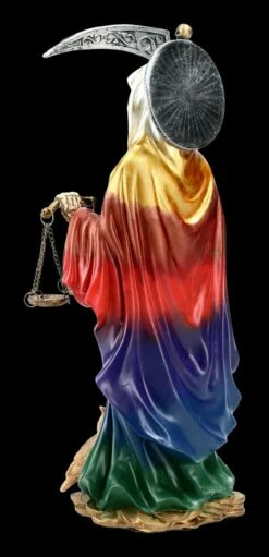 Santa Muerte Figur - Regenbogenfarben -FIGUREN Verkäufe FS13955 Santa Muerte Figur regenbogenfarben 5 1280x1280