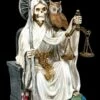 Sitzende Santa Muerte Figur - Weiß -FIGUREN Verkäufe FS13957 Sitzende Santa Muerte Figur weiss 1 1280x1280