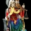 Sitzende Santa Muerte Figur - Regenbogenfarben -FIGUREN Verkäufe FS13958 Sitzende Santa Muerte Figur regenbogenfarben 1 1280x1280