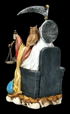 Sitzende Santa Muerte Figur - Regenbogenfarben -FIGUREN Verkäufe FS13958 Sitzende Santa Muerte Figur regenbogenfarben 5 1280x1280