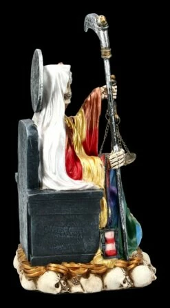 Sitzende Santa Muerte Figur - Regenbogenfarben -FIGUREN Verkäufe FS13958 Sitzende Santa Muerte Figur regenbogenfarben 8 1280x1280