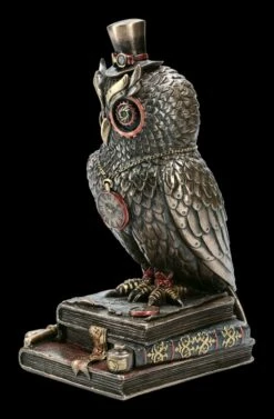 Steampunk Figur - Eule Wissensdurst -FIGUREN Verkäufe FS14324 Steampunk Figur Eule Wissensdurst 3 1280x1280