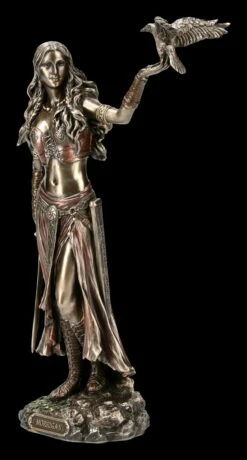 Morrigan Figur - Keltische Göttin Mit Rabe -FIGUREN Verkäufe FS15229 Morrigan Figur Keltische Goettin mit Rabe 2 1280x1280