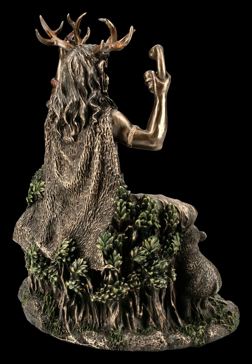 Cernunnos Figur - Keltischer Gott Mit Tieren 7 Cernunnos Figur - Keltischer Gott Mit Tieren – Bild 5