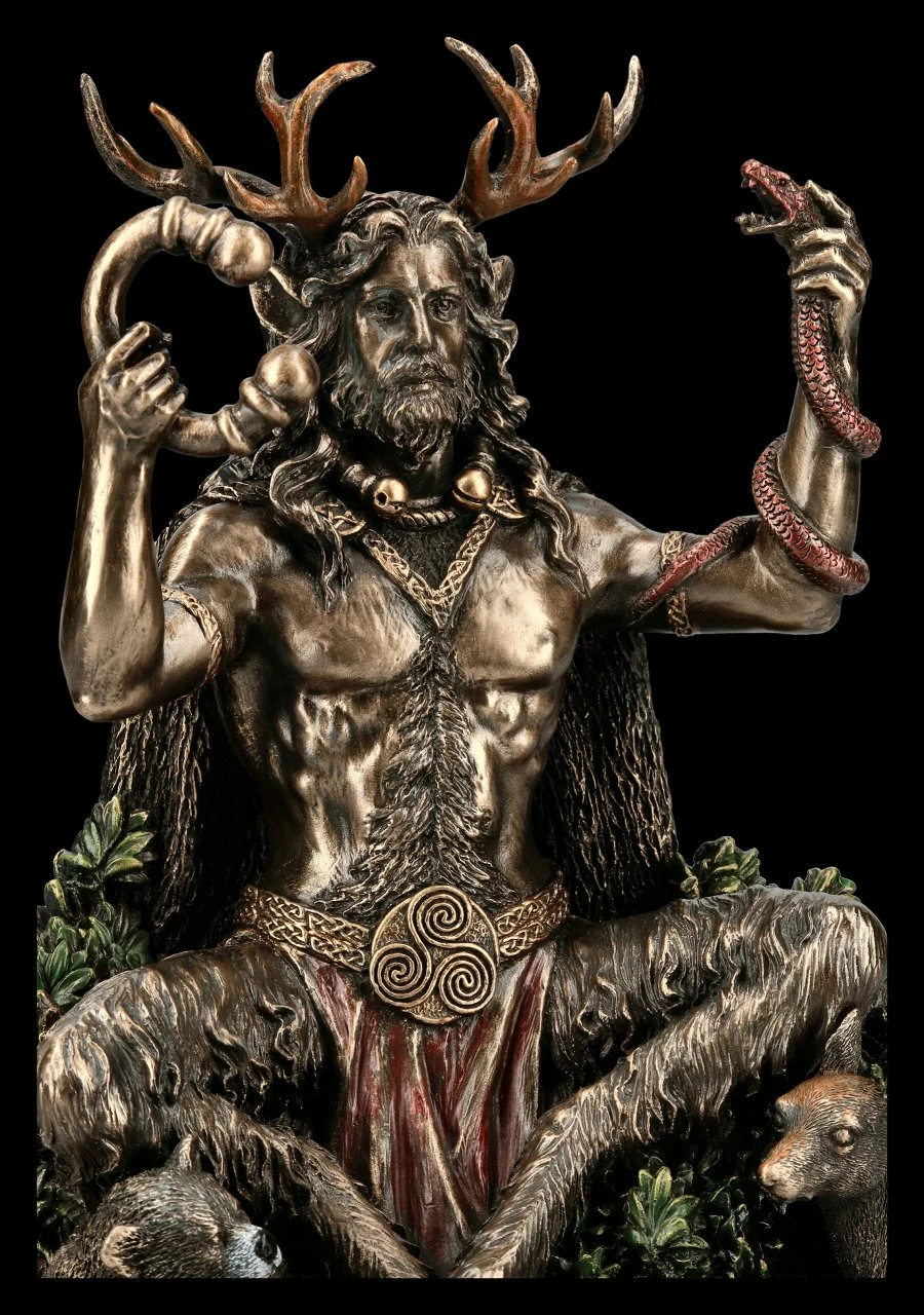 Cernunnos Figur - Keltischer Gott Mit Tieren 8 Cernunnos Figur - Keltischer Gott Mit Tieren – Bild 6