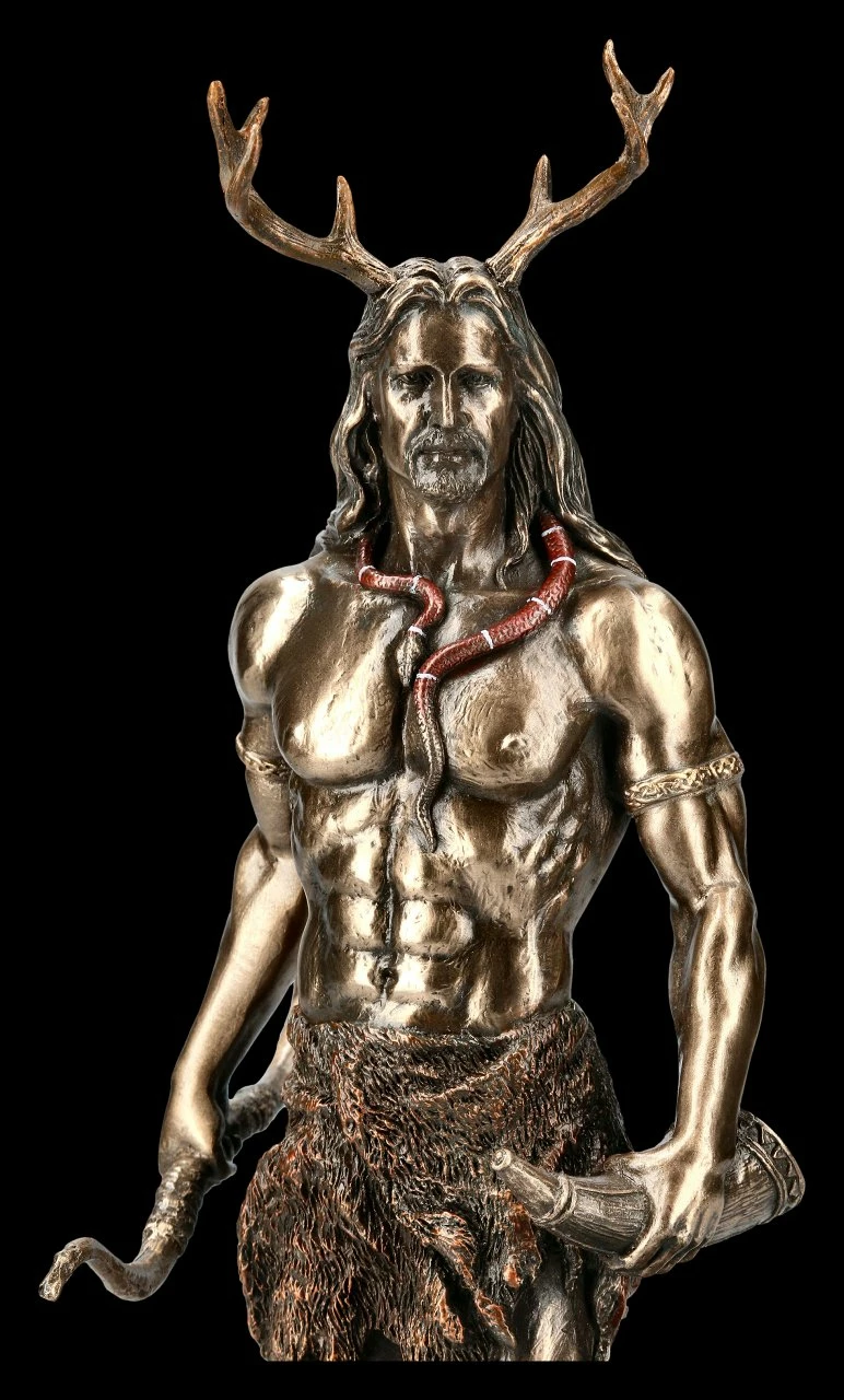Herne Figur - Der Gehörnte Gott Mit Tieren 9 Herne Figur - Der Gehörnte Gott Mit Tieren – Bild 7