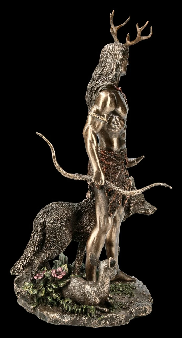 Herne Figur - Der Gehörnte Gott Mit Tieren 7 Herne Figur - Der Gehörnte Gott Mit Tieren – Bild 5