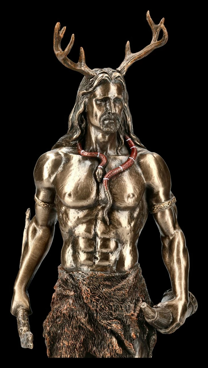 Herne Figur - Der Gehörnte Gott Mit Tieren 8 Herne Figur - Der Gehörnte Gott Mit Tieren – Bild 6