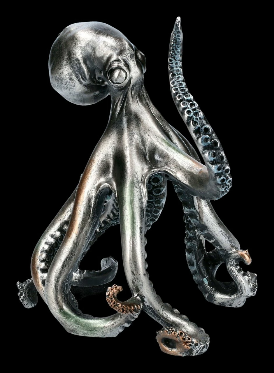 Kraken Figur Mit Erhobener Tentakel 7 Kraken Figur Mit Erhobener Tentakel – Bild 5
