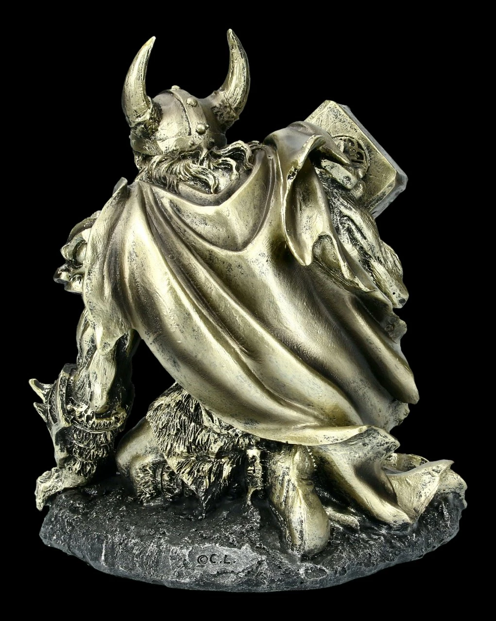 Thor Figur Mit Hammer Mjolnir 6 Thor Figur Mit Hammer Mjolnir – Bild 4