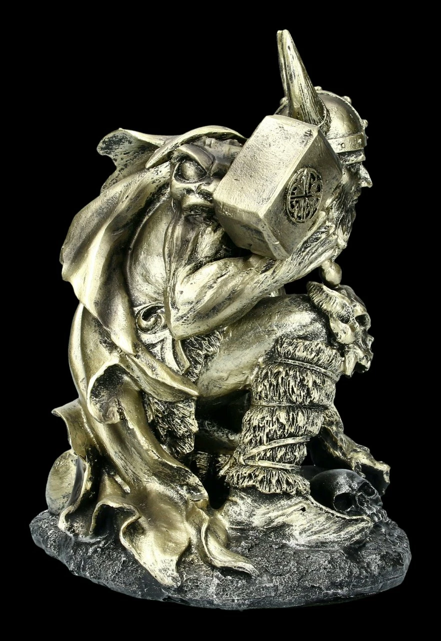 Thor Figur Mit Hammer Mjolnir 7 Thor Figur Mit Hammer Mjolnir – Bild 5