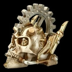 Alchemy Steampunk Totenkopf - Steamhead Skull -FIGUREN Verkäufe FS18501 Alchemy Steampunk Totenkopf Steamhead Skull 3 1280x1280