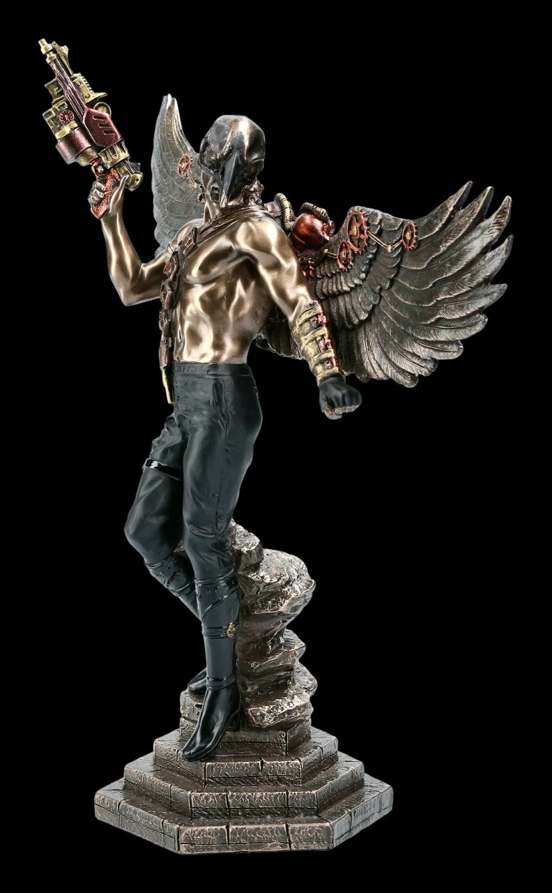 Steampunk Figur - Maskierter Engel 4 Steampunk Figur - Maskierter Engel – Bild 2