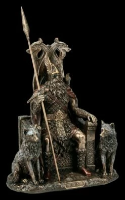 Odin Figur - Germanischer Göttervater Auf Thron -FIGUREN Verkäufe FS19191 Odin Figur Germanischer Goettervater auf Thron 1 1280x1280