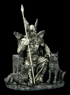 Odin Figur - Göttervater Auf Thron Mit Wölfen 10 Odin Figur - Göttervater Auf Thron Mit Wölfen -FIGUREN Verkäufe FS19272 Odin Figur Goettervater auf Thron mit Woelfen 1 1280x1280