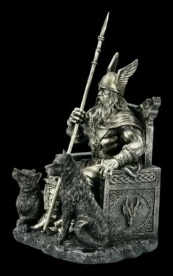 Odin Figur - Göttervater Auf Thron Mit Wölfen 11 Odin Figur - Göttervater Auf Thron Mit Wölfen -FIGUREN Verkäufe FS19272 Odin Figur Goettervater auf Thron mit Woelfen 3 1280x1280