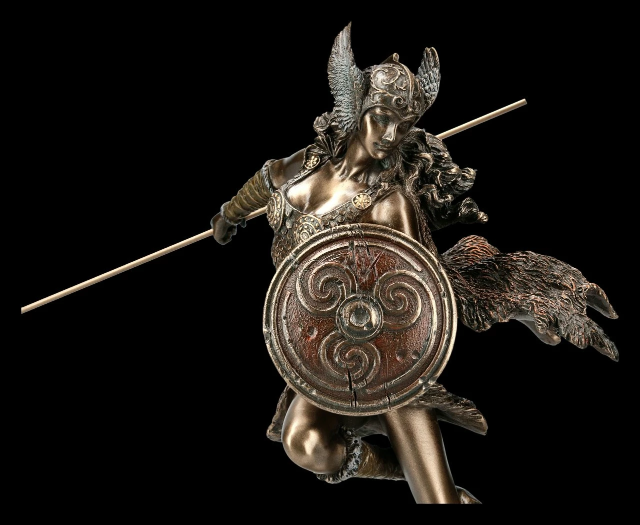 Walküre Figur - Nordische Göttin Mit Speer 8 Walküre Figur - Nordische Göttin Mit Speer – Bild 6