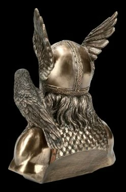 Odin Büste Mit Zwei Raben -FIGUREN Verkäufe FS19783 Odin Bueste mit zwei Raben 5 1280x1280