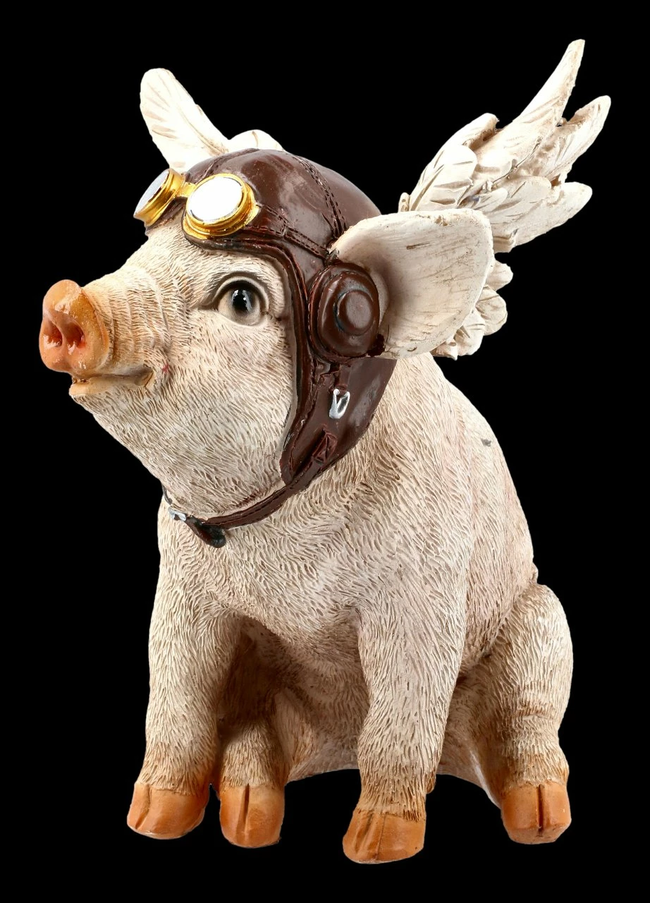 Schweine Figur - When Pigs Fly 5 Schweine Figur - When Pigs Fly – Bild 3