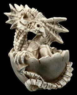 Skelett Drachen Figur Schlüpft