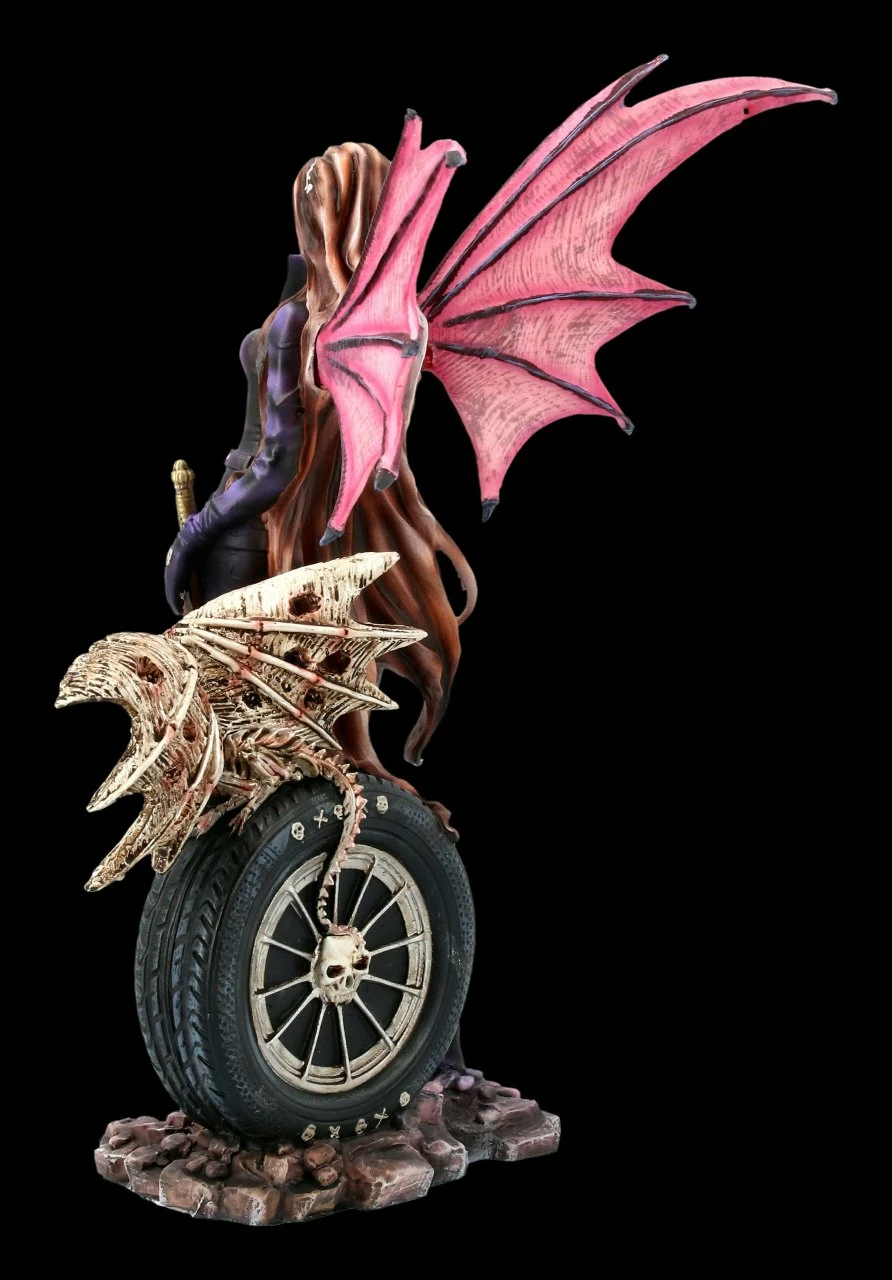 Elfen Figur - Naira Mit Skelett Drache 6 Elfen Figur - Naira Mit Skelett Drache – Bild 4