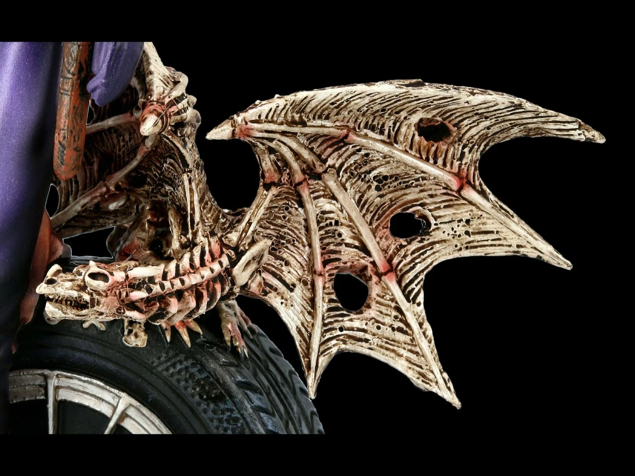 Elfen Figur - Naira Mit Skelett Drache 8 Elfen Figur - Naira Mit Skelett Drache – Bild 6