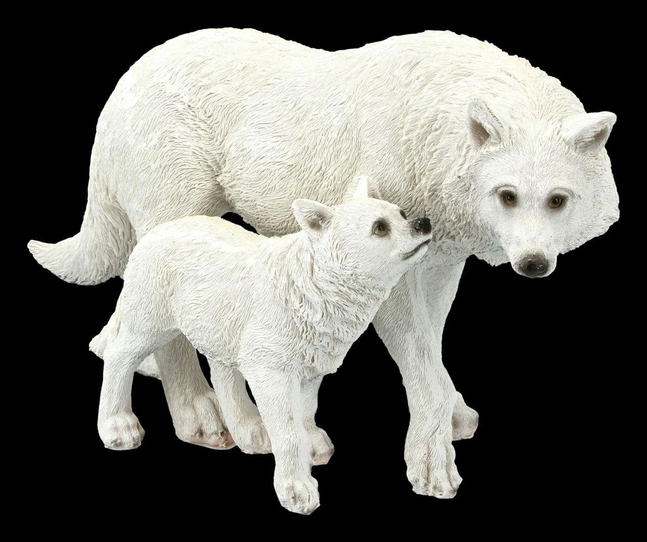 Wolf Figur - Winter Offering 4 Wolf Figur - Winter Offering – Bild 2