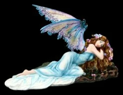 Elfen Figur - Shila Schläft Auf Baumstumpf