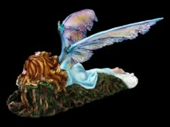 Elfen Figur - Shila Schläft Auf Baumstumpf -FIGUREN Verkäufe FS20774 Elfen Figur Shila schlaeft auf Baumstumpf 5 1280x1280