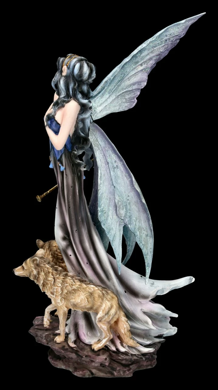 Elfen Figur - Nessa Mit Wölfen 4 Elfen Figur - Nessa Mit Wölfen – Bild 2