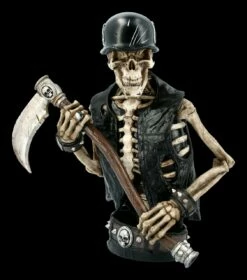 Skelett Biker Figur Mit Sense - Ride Out Of Hell -FIGUREN Verkäufe FS20971 Skelett Bueste Ride out of Hell 2 1280x1280