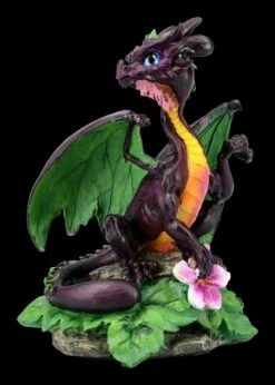 Drachen Figur - Aubergine Eggplant