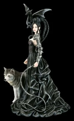Hexen Figur - Bella Maestra By Nene Thomas -FIGUREN Verkäufe FS21113 Hexen Figur Bella Maestra mit Wolf 1 1280x1280